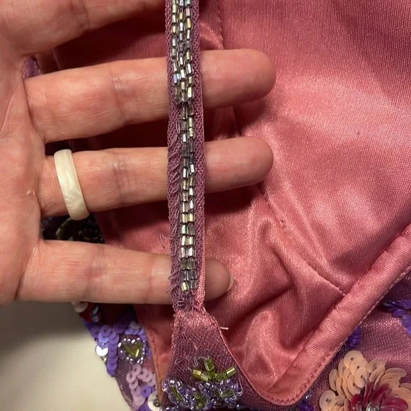 Primavera beaded homecoming dress, style 1937 - Picture 5 of 7